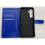 Samsung Galaxy S25 FE Wallet Case – Blue PU Leather Flip Cover, Card Slots